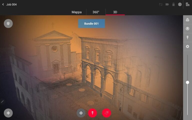 Ricostruzione, a Modigliana nelle piazze Don Minzoni e Mazzini rilievi con la tecnica del laser scanner