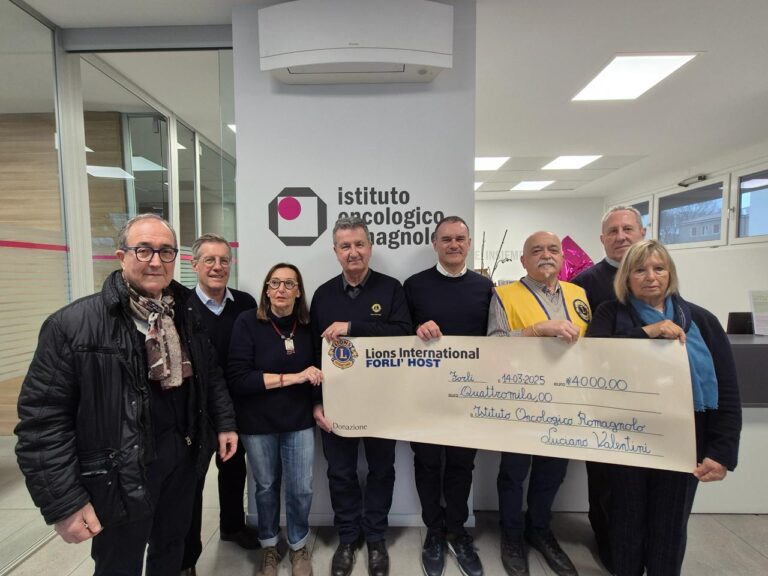 Nuova donazione all’IOR del Leo Club e del Lions Club Forlì Host