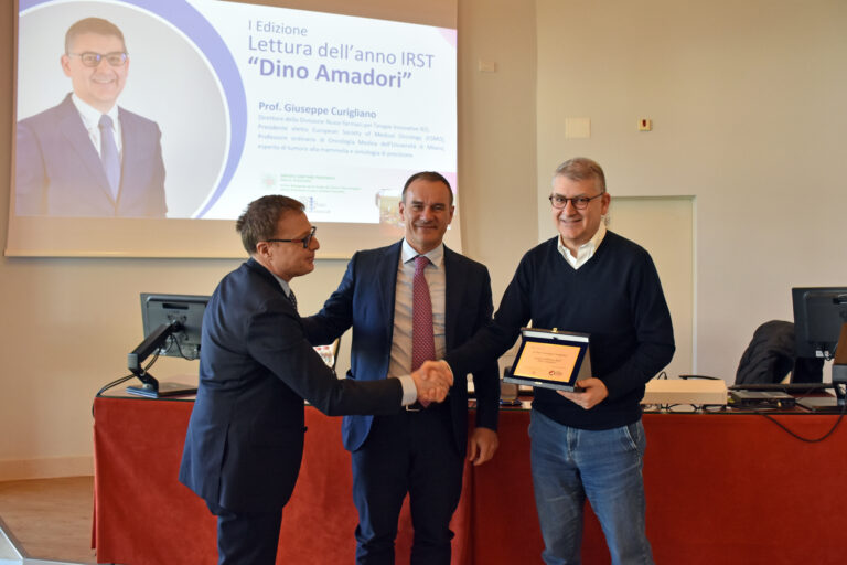 Al prof Curigliano la prima edizione del premio Lettura dell’Anno Irst “Dino Amadori”