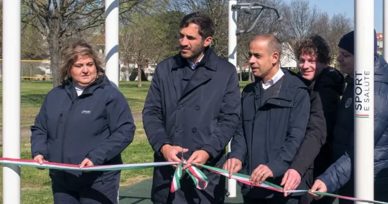Cesena, inaugurata l’area fitness al parco Martin Lutero nel quartiere Fiorenzuola