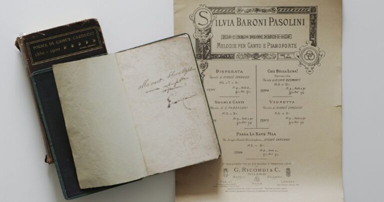 Cesena, ritrovata a villa Silvia Carducci dedica autografa del poeta alla contessa Silvia Pasolini Zanelli