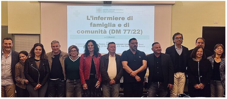 Coriano, presentati i servizi assistenziali di prossimità e la nuova figura dell’Infermiere di Famiglia e Comunità