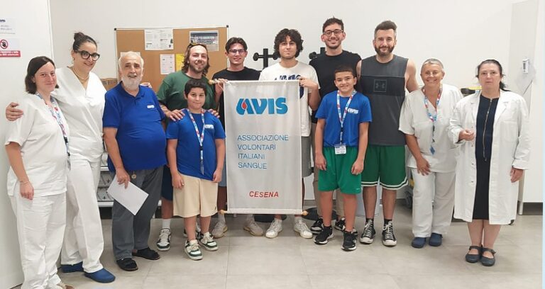 Campioni di generosità: gli atleti della “Livio Neri” diventano donatori per Avis Cesena
