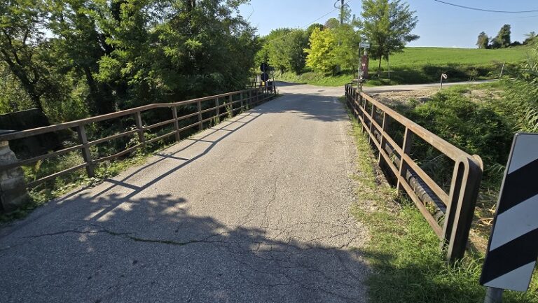 Meldola: al via i lavori di ricostruzione del Ponte sul Rio San Giorgio a San Colombano, con modifiche alla viabilità