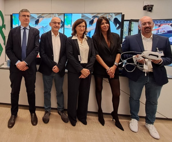 Da sinistra a destra Lodi, Fabi, Petrini, Lullini e Lombardi