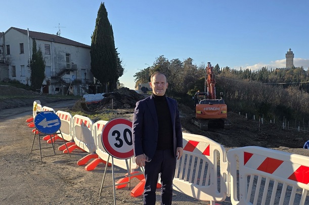 Post alluvione, iniziati i lavori di ripristino della SP 126 ‘Predappio Rocca delle Caminate Meldola’