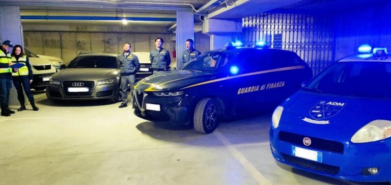 Ravenna, Adm e GdF sequestrano 13 autovetture di grossa cilindrata per contrabbando