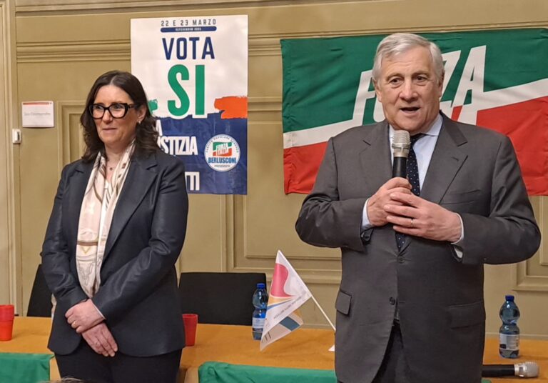 Il vicepremier Tajani a Forlì (2)  “referendum sulla giustizia è battaglia storica e decisiva” 