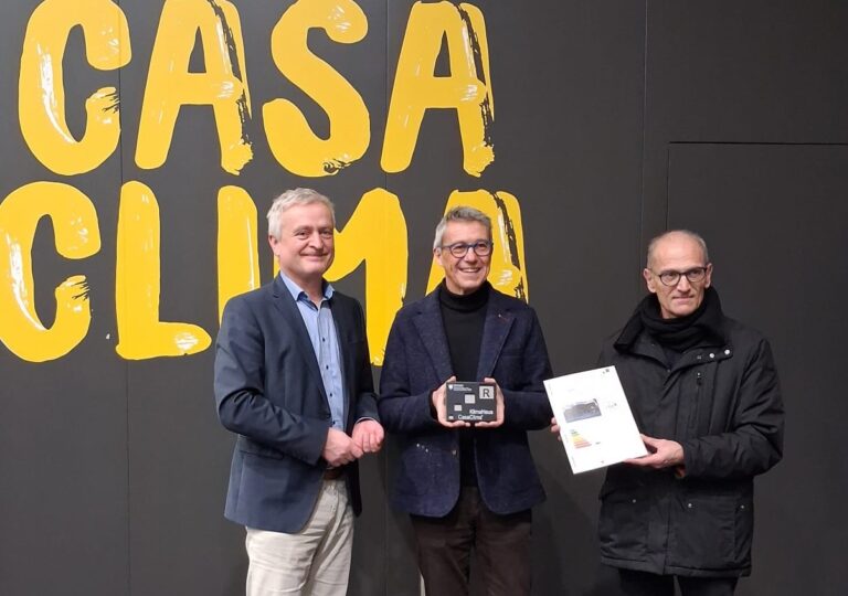 La “nuova” Loggia della Beccheria ha ottenuto la certificazione CasaClima