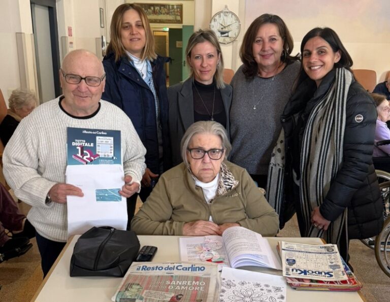 Bagno di Romagna, donato l’abbonamento del Resto del Carlino agli ospiti della casa di riposo Spighi