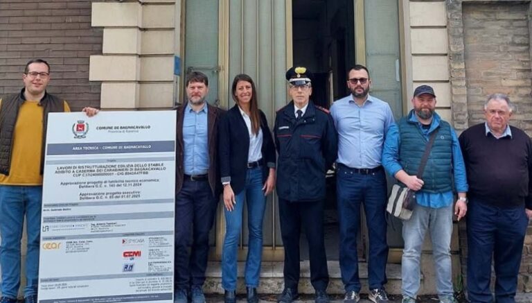 Bagnacavallo, al via la ristrutturazione della caserma dei Carabinieri