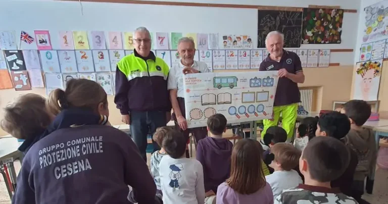 Protezione civile, la campagna ‘Io non rischio’ è entrata nelle scuole di Cesena