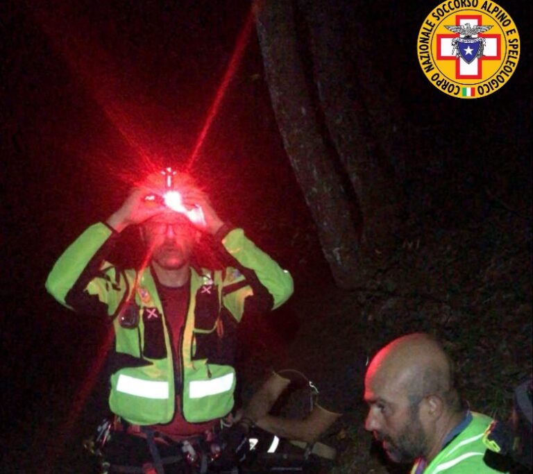 Intervento del Soccorso Alpino per assistere un gruppo scout sul monte Materano