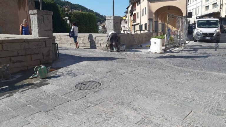 Modigliana, Terminata la pulizia della muratura del ponte della Tribuna